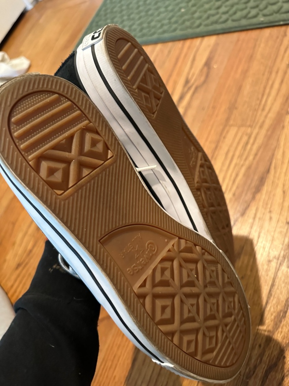 Converse Black and White High-Top Sneakers - Picture 3 of 4